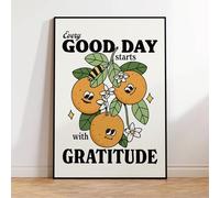 SHINERING Retro Gratitude Christian Scriptures Wall Art Canvas Painting Poster Prints Picture For Office Living Room Home Decor 60X80Cm Unframed