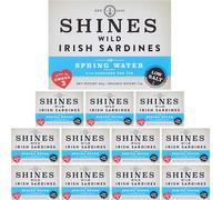 Shines Tinned Irish Sardines in Water - 12 x 106g Cans