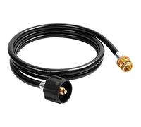 SHINESTAR 6 FT Propane Adapter Hose - Compatible with Buddy Heaters, Coleman Stove, Weber Q Grill, Propane Stoves, Lanterns and More - Connects 1 lb Portable Appliances to 20 lb Tanks