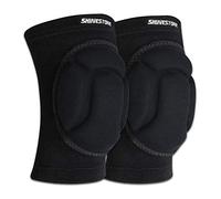 SHINESTONE Knee Protector, Protective Knee Pads, Thick Sponge Knee Pads Protector High Elastic Anti-Slip Collision Avoidance Knee Sleeves for Basketball and More Sports. (1 Pair)(size M)