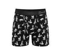 Shinesty Ball Hammock Boxer Brief - Pouch Underwear For Men with Fly, Skeletons, S