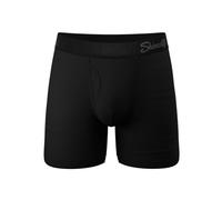 Ball Hammock Mens Pouch Underwear | Boxer Briefs with Fly | Anti-Chafing, Moisture Wicking, Bulge Enhancer, Scrotal Support, Black, L