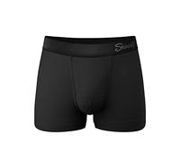 Shinesty Ball Hammock® Underwear | Mens Trunk Underwear with Pouch and Fly, Black, Medium