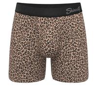 Shinesty Hammock Support Mens Boxer Briefs, Leopard Print, M