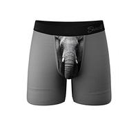 Shinesty Hammock Support Mens Boxer Briefs | Underwear Flyless | Anti-Chafing, Moisture Wicking, Elephant, XXL