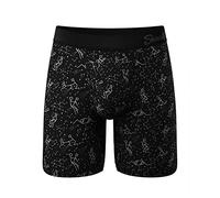 Shinesty Long Leg Men’s Pouch Boxer Briefs - Supportive 8.5 Inch Inseam Ball Hammock Underwear, Big Bang, L