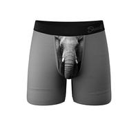 Shinesty Men's Pouch Boxer Briefs - Micro Modal Ball Hammock Underwear with Fly, Elephant, M