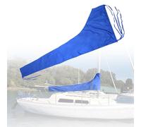 SHINETEC Boat Mainsail Cover - Waterproof 600D Thicken 10-11ft Marine Sail Boom Protective Sunshade for V-Hull, Bass Boat (A, 10-11ft)