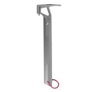 ShineTrip Heavy Duty Camping Hammer Stainless Steel Head Bull Horn Design Tent Stake Hammer Aluminum Handle for Outdoor Camping Hiking (Grey)