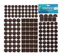 shinfly furniture felt pads for chair legs, felt pads floor protector 104 pcs, NOT-FPS01