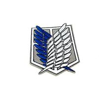 Shingeki No Kyojin Anime Recon Corps Cosplay Embroired Iron On Patch