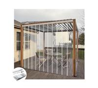 SHINGJING Flexible Clear PVC Strip Curtain Kit,2mm Thick Vinyl Strip for Freezer Walk in Cooler Warehouse Industrial Windproof Screen,industrial solution(W210xH230cm/W82.68xH90.55in)