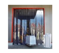 SHINGJING Transparent PVC Strip Door Kit,2mm Thick Clear Vinyl Curtain,Flexible Plastic Strip for Freezer Walk in Cooler Warehouse Industrial Doorway Windproof Screen(W210xH230cm/W82.68xH90.55in)
