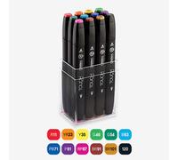 ShinHan : Touch Twin 12 Marker Pen Set : Main Colors