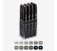 ShinHan : Touch Twin 12 Marker Pen Set : Warm Grey