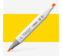 ShinHan : Touch Twin Brush Pen : Yellow : Y34