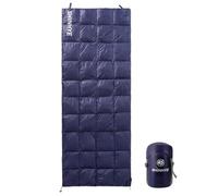 ShinHye Ultralight Adult Sleeping Bag 500g Premium Duck Down - Waterproof & Compressible 3-Season Camping/Backpacking 40-59℉ with Compression Sack(Navy)