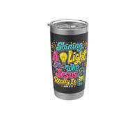 Shining A Light On Who Jesus Really is Vacation Bible School Stainless Steel Insulated Tumbler