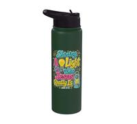 Shining A Light On Who Jesus Really is Vacation Bible School Stainless Steel Insulated Water Bottle