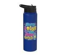 Shining A Light On Who Jesus Really is Vacation Bible School Stainless Steel Insulated Water Bottle