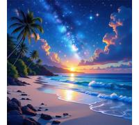Shining Beach Sea 120 Piece Jigsaw Puzzles for Adults and Kids, Impossible Puzzle, Jigsaws 120 pieces for adults Gifts, Difficult jigsaw puzzles for The Whole Family