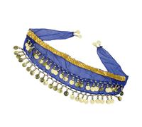Shining Belly Dance Costume, Hip Scarf for Dog, Royal Blue