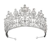 Shining Crystal Crowns Hairhoop For Evening Gown Wedding Celebration Bride Tiaras Luxurious Hairhoop For Special Occasion Bride Hair Accessory