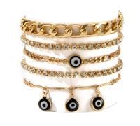 Shining Diva Fashion Latest Stylish Multilayer Boho Bohemian Bangle Bracelet for Women and Girls (rrsd15907b)