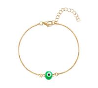 Shining Diva Fashion Latest Stylish Turkish Evil Eye Charm Bracelet for Women Men Girls Boys, One Size, Crystal, No Gemstone