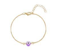Shining Diva Fashion Latest Stylish Turkish Evil Eye Charm Bracelet for Women Men Girls Boys, One Size, Crystal, No Gemstone