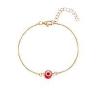 Shining Diva Fashion Latest Stylish Turkish Evil Eye Charm Bracelet for Women Men Girls Boys, One Size, Crystal, No Gemstone