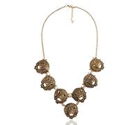 Shining Diva Fashion Multiple Tiger Statement Necklace for Girls