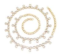 Shining Diva Fashion Stylish Traditional Kundan Kamarbandh for Women Kamarpatta Kamarband Kamar Band Chain Waist Belt for Dresses Wedding Lehenga Saree (rrsd16569kb), Onesize, Non-Precious Metal, No