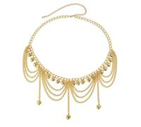 Shining Diva Fashion Stylish Waist Belt Belly Chain for Women and Girls Sexy Hip Dresses Western Kamarbandh Saree Kamar Band Bandh Kamarband Adjustable Body Chains Multilayered Bikini Jewelry