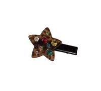Shining Five Point Star Hair Pins Gentle On Scalp Accessories For Workouts Travel And Special Event Rhinestones Clips For Fine