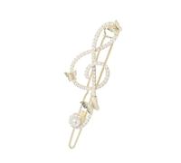 Shining Hairpin Music Note Shape Side Pin For Lady Elegant Side Pin Nonslip Hair Clip For Side Bangs Hair Ornament