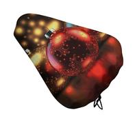 Shining Light Ball Bike Seat Cover Waterproof Oxford Fabric, Universal Adjustable Bicycle Saddle Cover with Drawstring Easy Install Protective Rain Dust Covers for Women Men