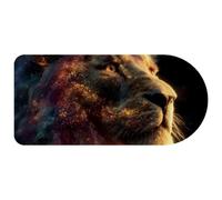 Shining Lion Mouse Pad with Ergonomic 29.1x13.8 Inch, Thick 2 mm Anti-Slip Rubber Extended Computer Mat, Large Gaming Mouse Pad for Laptop, Office & Home, Color319
