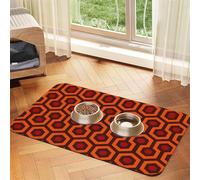 Shining Overlook Absorbent Leather Pet Tablecloth Non-Slip Dining Pad For Puppy Kitten Food Water Bowls