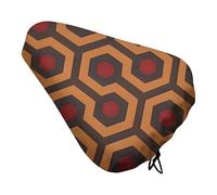 Shining Overlook Bike Seat Cushion, Waterproof Bicycle Seat Cover with Drawstring, Dustproof Protection Bike Seat for Outdoor Most Bicycles and E-Bikes, Mountain Road Bikes