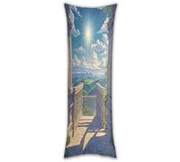 Shining Overlook Body Pillow Cover, Breathable & Comfort Body Pillowcase with Hidden Zipper Closure, Machine Washable Throw Pillow Case for Bedroom Couch, 18.9x53.1 Inches