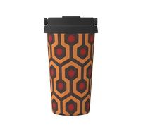 Shining Overlook Coffee Travel Mug 16oz, Double Wall Vacuum Insulated Mug/with Lid & Handl, for Car, Daily office