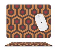 Shining Overlook Mouse Pad, 10 X 8 Inch PU Leather Mousepad with Smooth Surface, Square Waterproof Mouse Mat Non-Slip Ultra Thin Desk Pad for Gaming, Office & Home