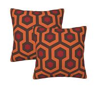 Shining Overlook Plus Throw Pillow Cases 2 Pack Square Pillowcases Super Soft Pillow Protectors With Zipper For Couch Livingroom Sofa Bed Office Car,40x40 Cm