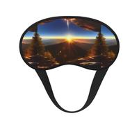 Shining Overlook Print Blackout Sleep Mask, with Adjustable Strap for Travel, Night Work, Nap, Office
