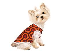 Shining Overlook Print Lightweight Dog Vest, Cat Sleeveless Shirt, Breathable Mesh Design for Summer Walking and Play