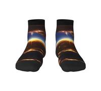Shining Overlook Print Versatile Sports Socks For Casual And Sports Wear,Great Fit For Foot Sizes 36-45