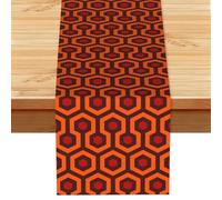Shining Overlook Printed Dining Table Runner 13x72 Inch, Non-Fading Decor for Kitchen Dresser Fireplace Mantel