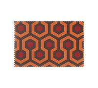 Shining Overlook Printed Placemats Set of 6 PCS, Heat Resistant Non-Slip Table Mats for Dining Table, Washable Kitchen Place Mats for Indoor & Outdoor