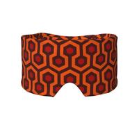 Shining Overlook Printed Sleeping Blindfold, Padded Ear Warmer Mask, Adjustable Head Wrap, for Deep Relaxation